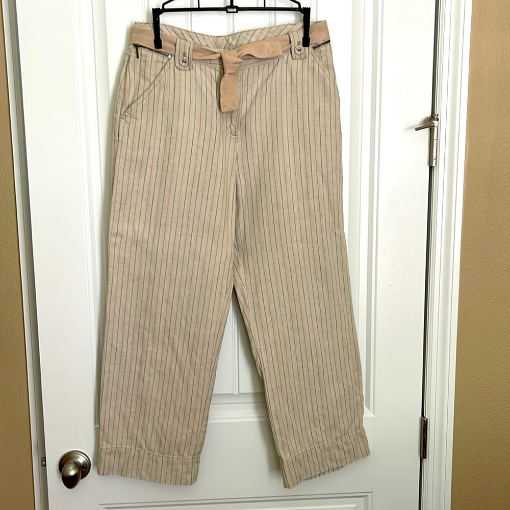 J. Jill Linen Cropped Pants